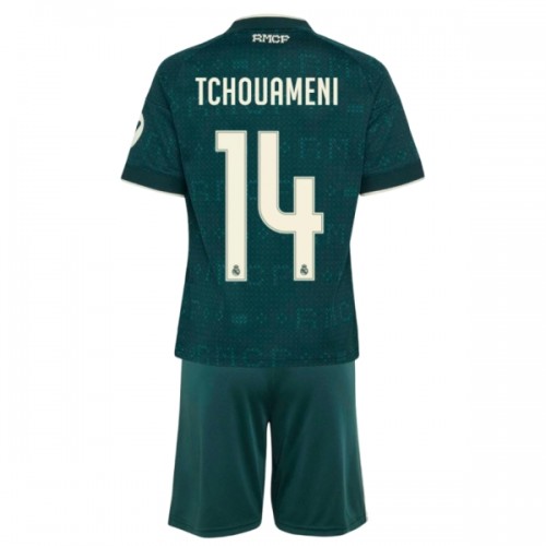 Ensemble Maillot Real Madrid Tchouameni 14 Exterieur 2026-27 Enfant Ensemble Maillot Real Madrid Tchouameni 14 Exterieur 2026-27 Enfant